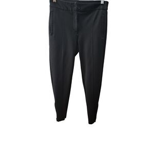 Betabrand Women's Side Zip Black Cigarette Dress Skinny Trousers Pants Small